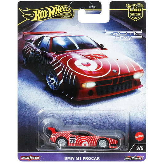 Toys N Tuck:Hot Wheels Car Culture Exotic Envy BMW M1 Procar (3/5) HKC79,Hot Wheels