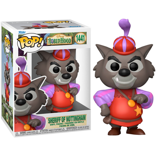 Toys N Tuck:Pop! Vinyl - Disney Robin Hood - Sheriff Of Nottingham 1441,Disney