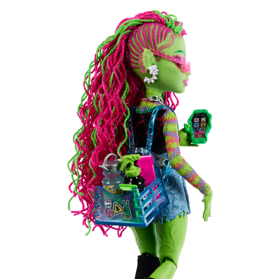 Toys N Tuck:Monster High Venus Mcflytrap With Chewlian,Monster High