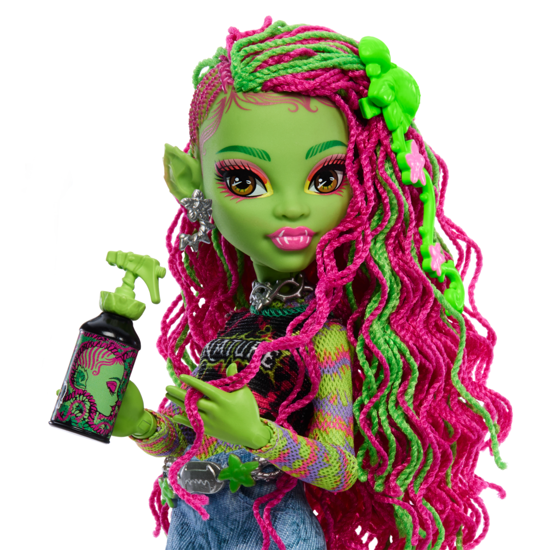 Toys N Tuck:Monster High Venus Mcflytrap With Chewlian,Monster High