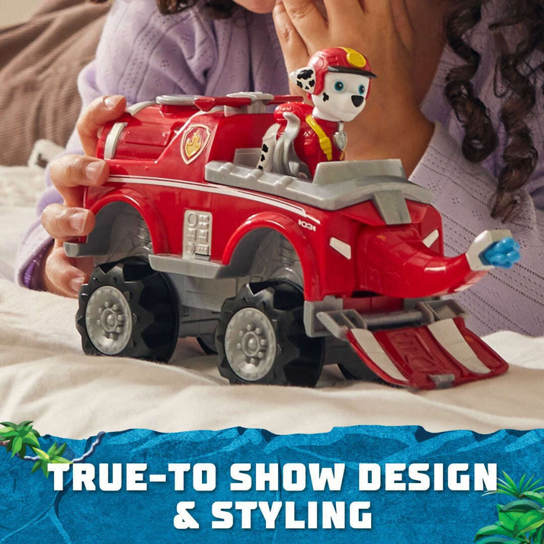 Toys N Tuck:Paw Patrol Jungle Pups Marshall with Elephant Vehicle,Paw Patrol