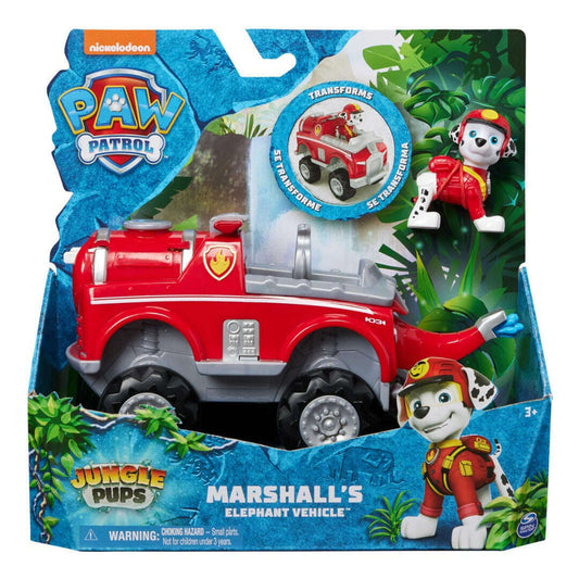 Toys N Tuck:Paw Patrol Jungle Pups Marshall with Elephant Vehicle,Paw Patrol