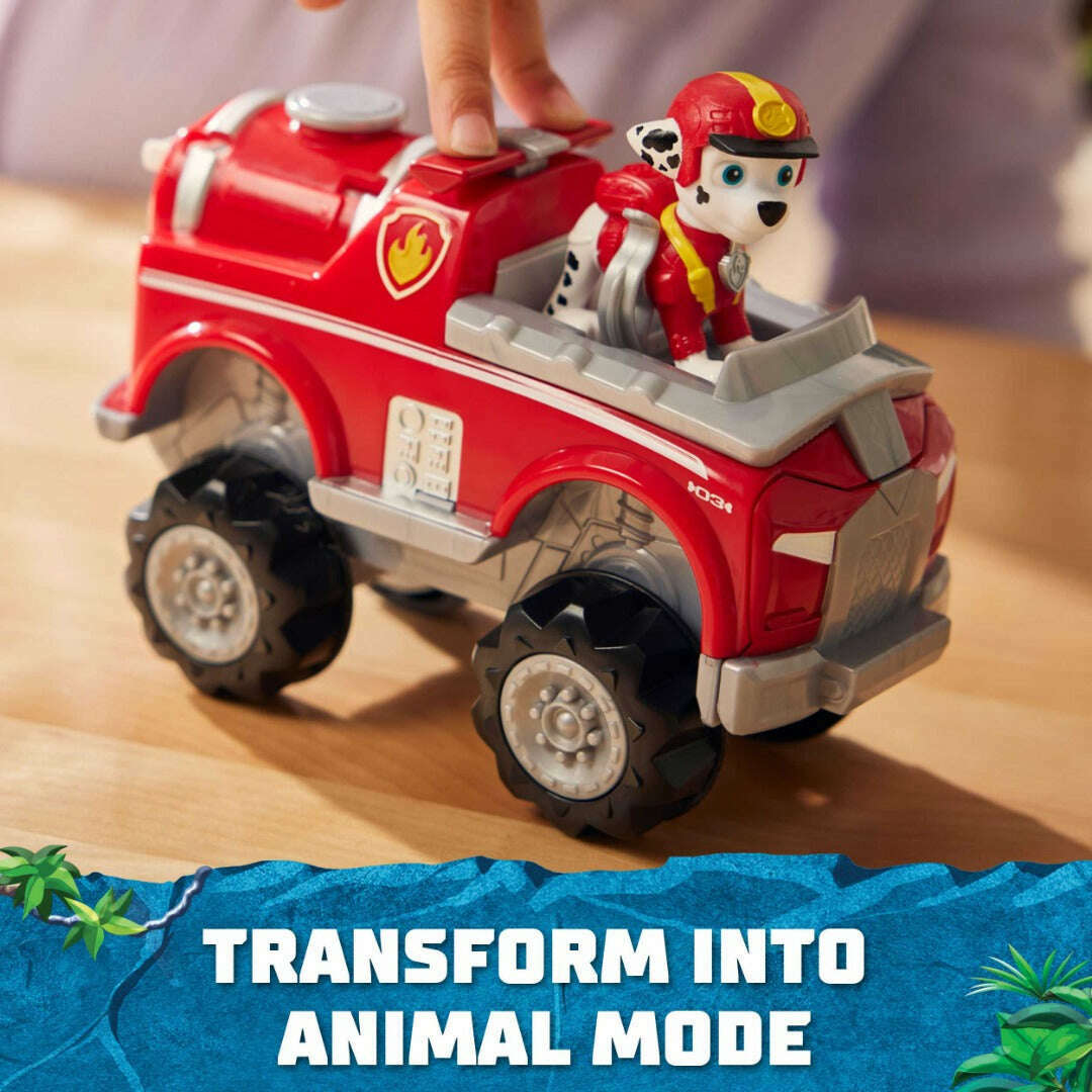 Toys N Tuck:Paw Patrol Jungle Pups Marshall with Elephant Vehicle,Paw Patrol