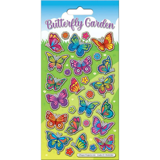 Toys N Tuck:Sparkle Sticker Pack - Butterfly Garden,Paper Projects