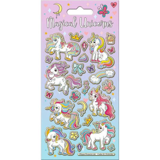 Toys N Tuck:Sparkle Sticker Pack - Magical Unicorns,Paper Projects