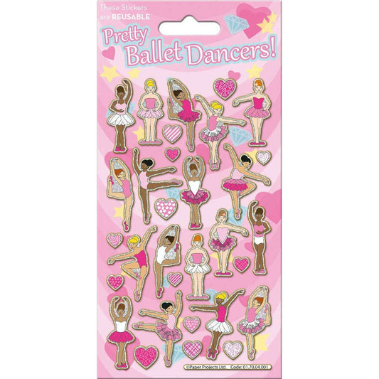 Toys N Tuck:Sparkle Sticker Pack - Pretty Ballet Dancers,Paper Projects