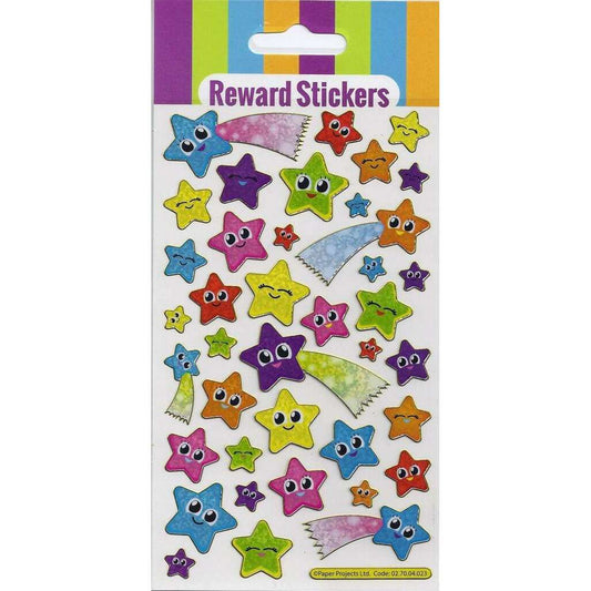 Toys N Tuck:Sparkle Sticker Pack - Bright Stars Reward Stickers,Paper Projects