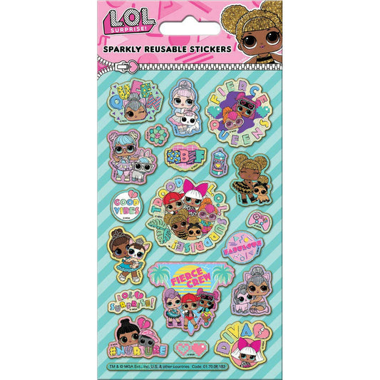 Toys N Tuck:Sparkly Character Sticker Pack - LOL Surprise,Paper Projects