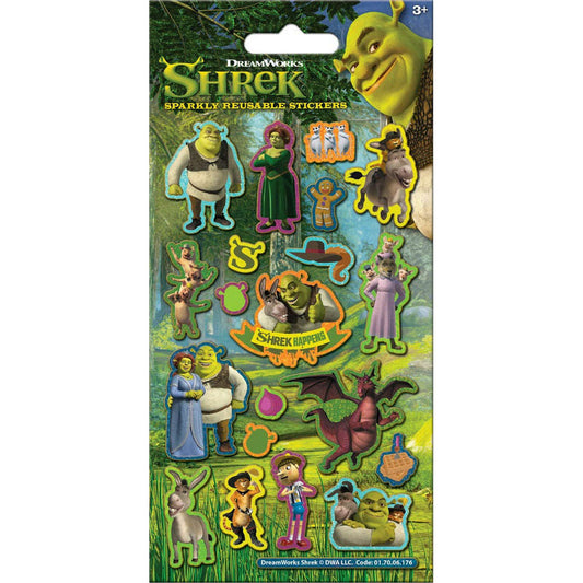 Toys N Tuck:Sparkly Character Sticker Pack - Shrek,Paper Projects