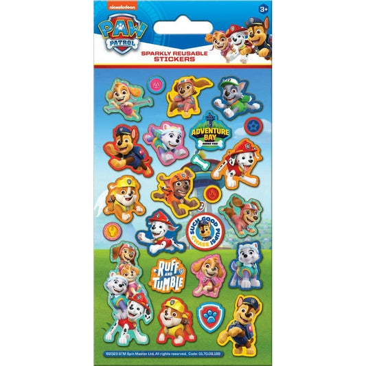 Toys N Tuck:Sparkly Character Sticker Pack - Paw Patrol,Paper Projects