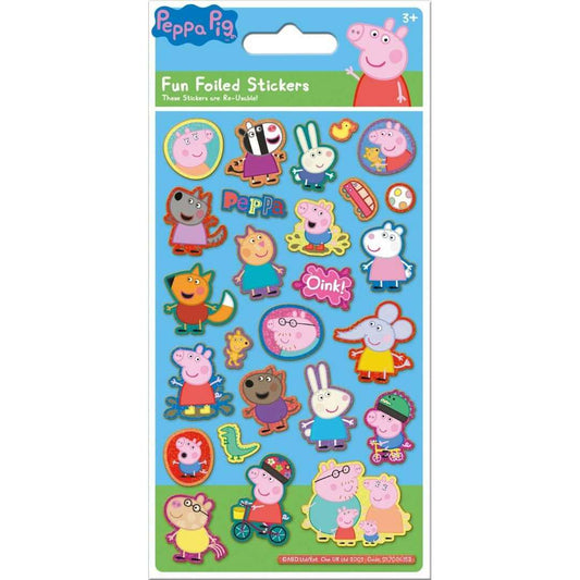 Toys N Tuck:Sparkly Character Sticker Pack - Peppa Pig,Paper Projects