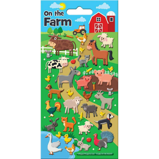 Toys N Tuck:Foam Sticker Pack - On The Farm,Paper Projects