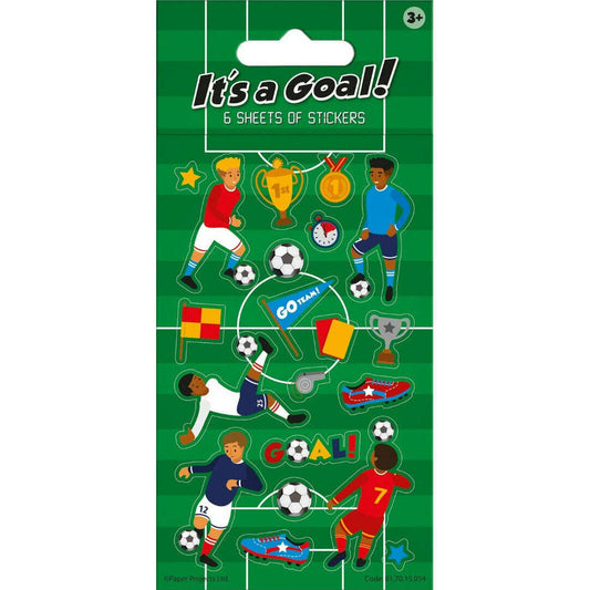 Toys N Tuck:6 Sheet Sticker Pack - It's A Goal,Paper Projects