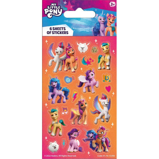Toys N Tuck:6 Sheet Sticker Pack - My Little Pony,Paper Projects