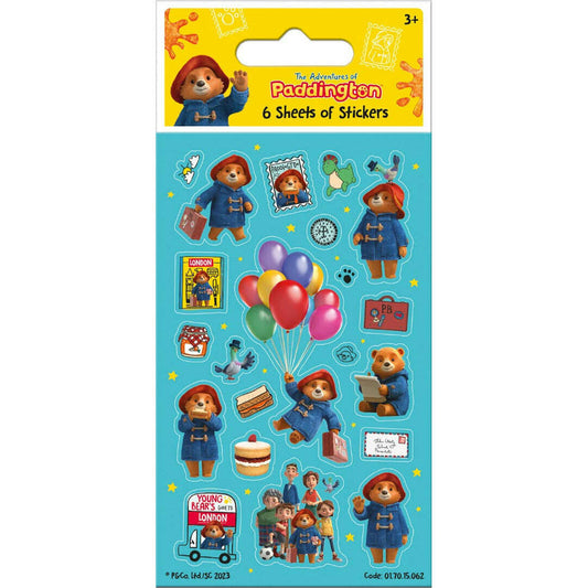 Toys N Tuck:6 Sheet Sticker Pack - Paddington,Paper Projects