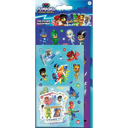 Toys N Tuck:Fun Sticker Assortment Pack - PJ Masks Power Heroes,Paper Projects