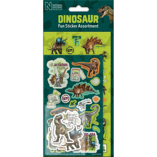 Toys N Tuck:Fun Sticker Assortment Pack - Natural History Museum Dinosaur,Paper Projects
