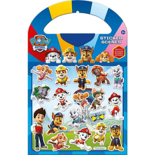 Toys N Tuck:Sticker Scenes Pack - Paw Patrol,Paper Projects