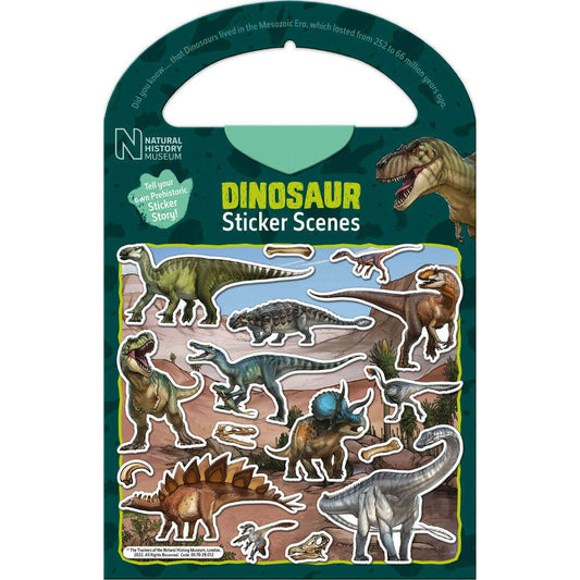 Toys N Tuck:Sticker Scenes Pack - Natural History Museum Dinosaur,Paper Projects