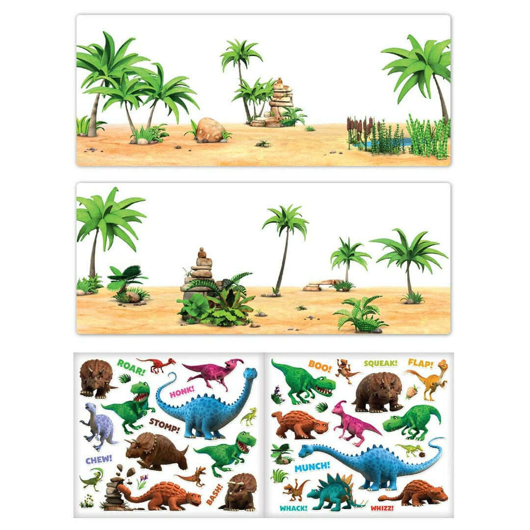 Toys N Tuck:Sticker Scenes Pack - Dinosaur Roar!,Paper Projects