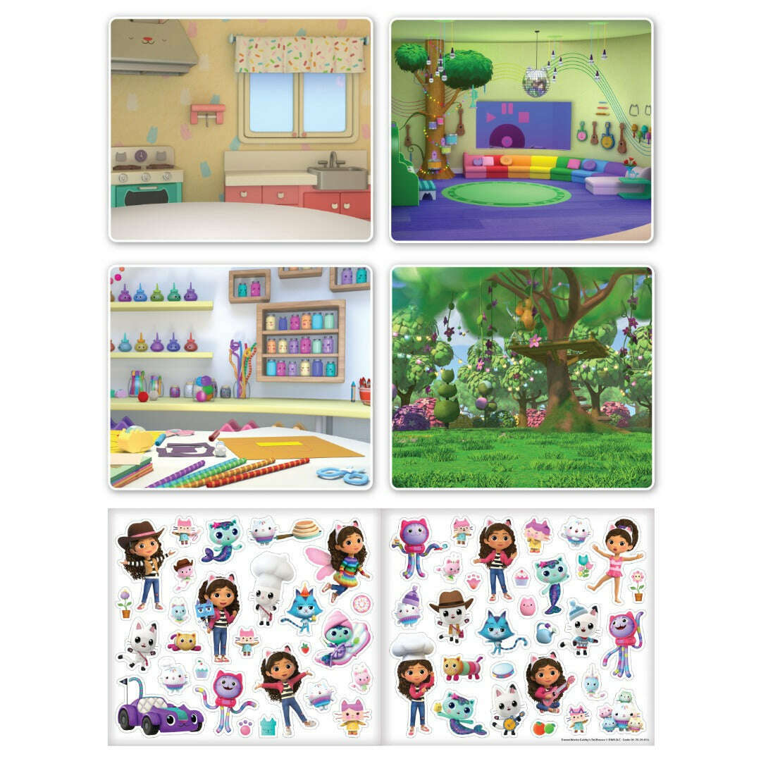 Toys N Tuck:Sticker Scenes Pack - Gabby's Dollhouse,Paper Projects