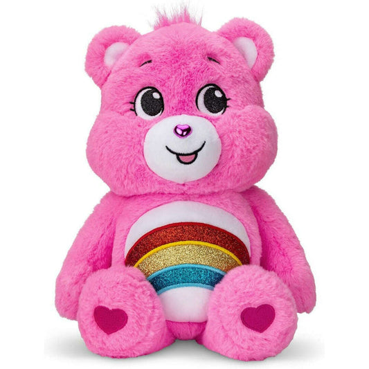 Toys N Tuck:Care Bears Glitter Paillettes - 14'' Cheer Bear,Care Bears