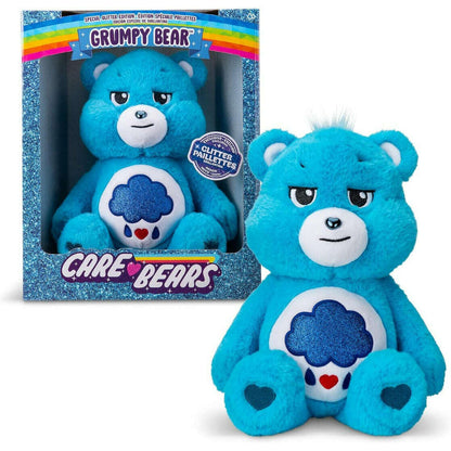 Toys N Tuck:Care Bears Glitter Paillettes - 14'' Grumpy Bear,Care Bears