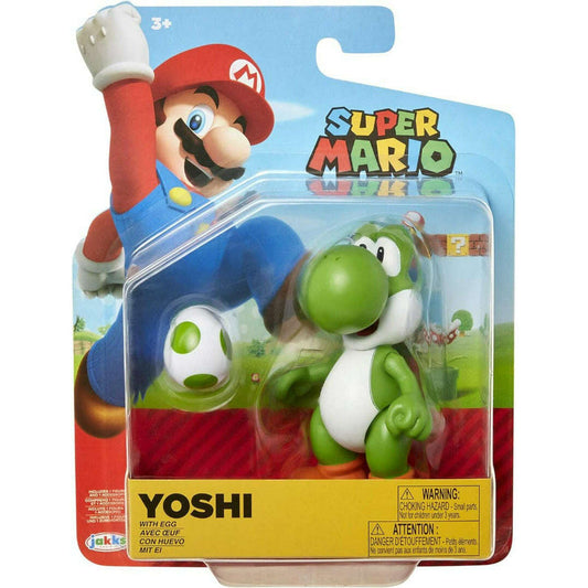 Toys N Tuck:Super Mario 4 Inch Figures - Yoshi With Egg,Super Mario