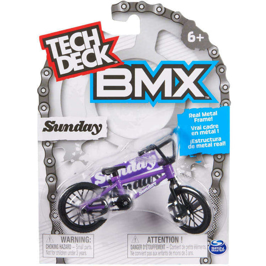 Toys N Tuck:Tech Deck Single Pack BMX - Sunday (Purple & Black),Tech Deck