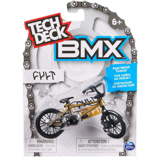 Toys N Tuck:Tech Deck Single Pack BMX - Cult (Gold & Black),Tech Deck