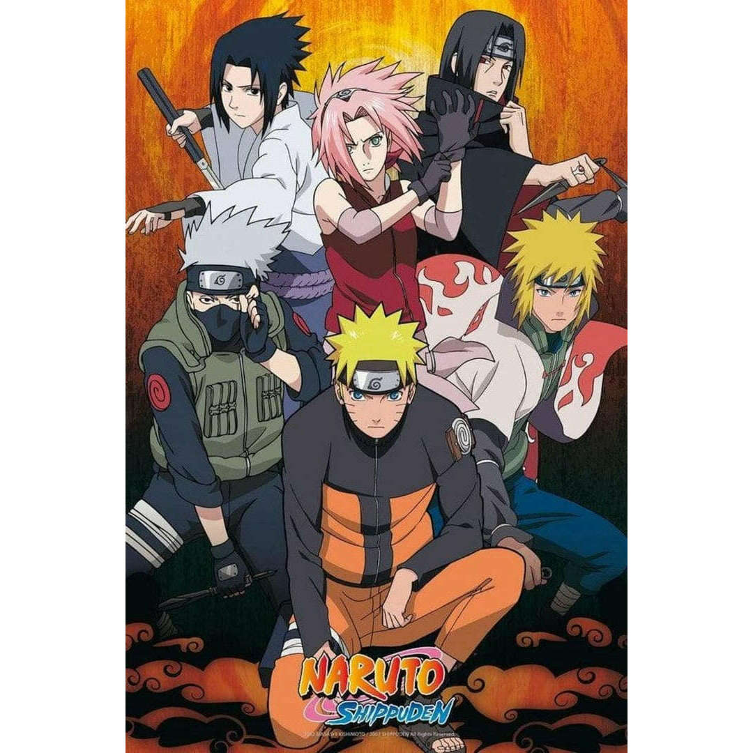 Toys N Tuck:Naruto Shippuden - Maxi Poster - Group,Naruto Shippuden