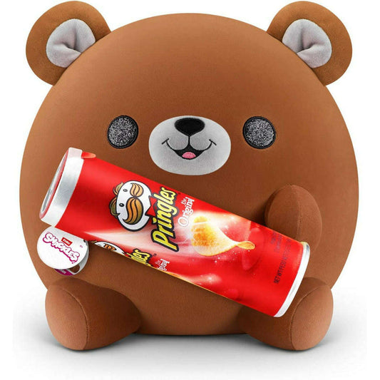 Toys N Tuck:Snackles 14 Inch Plush Terry The Bear With Pringles,Snackles
