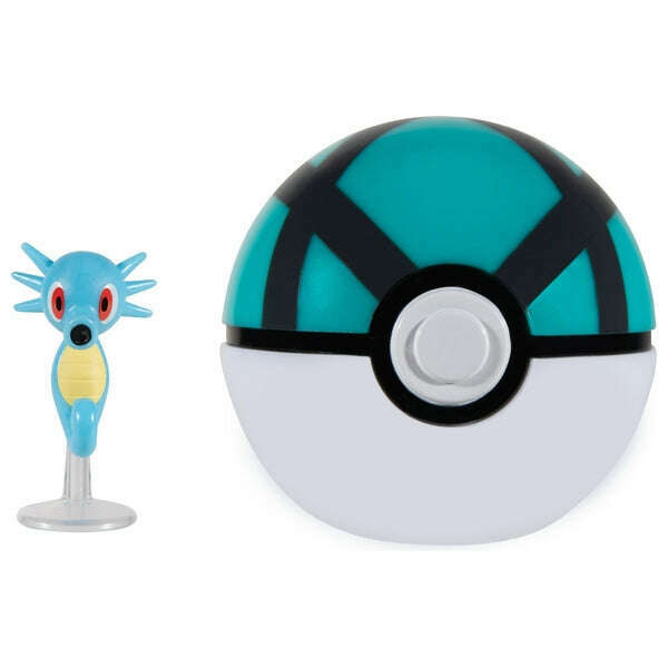 Toys N Tuck:Pokemon Clip 'N' Go - Horsea and Net Ball,Pokemon