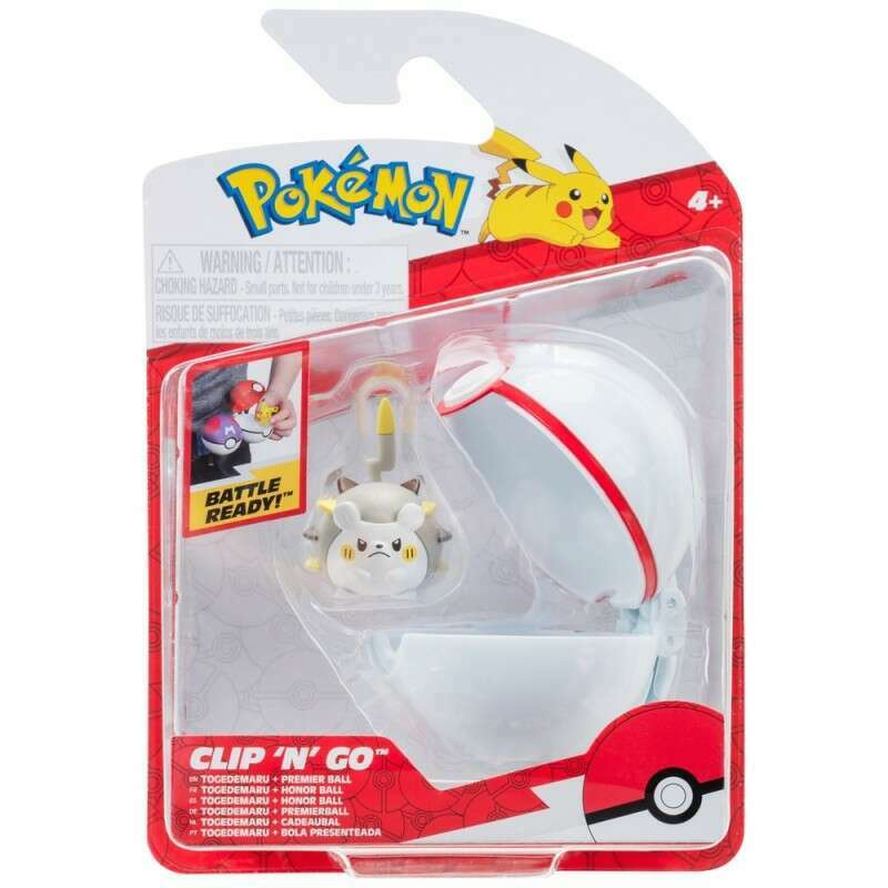 Toys N Tuck:Pokemon Clip 'N' Go - Togedemaru and Premier Ball,Pokemon