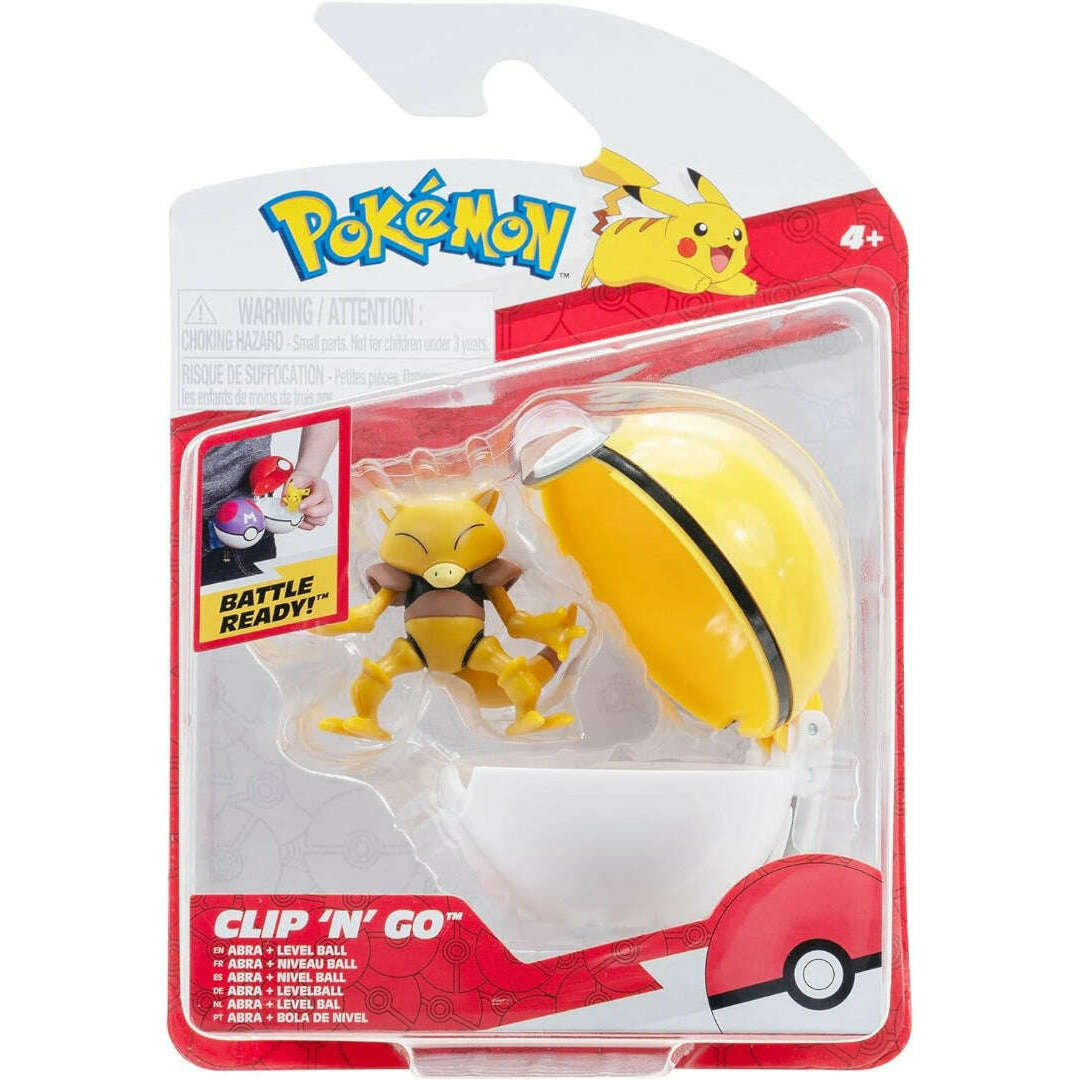 Toys N Tuck:Pokemon Clip 'N' Go - Abra and Level Ball,Pokemon