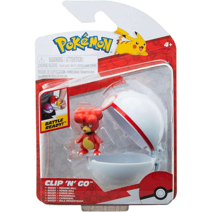 Toys N Tuck:Pokemon Clip 'N' Go - Magby and Premier Ball,Pokemon