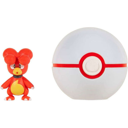 Toys N Tuck:Pokemon Clip 'N' Go - Magby and Premier Ball,Pokemon