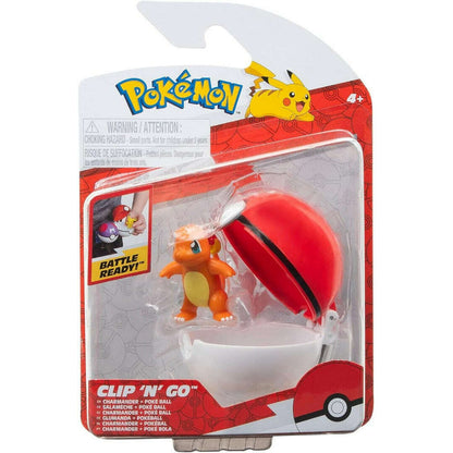 Toys N Tuck:Pokemon Clip 'N' Go - Charmander and Poke Ball,Pokemon