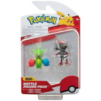 Toys N Tuck:Pokemon Battle Figure Pack - Roselia Pawniard,Pokemon