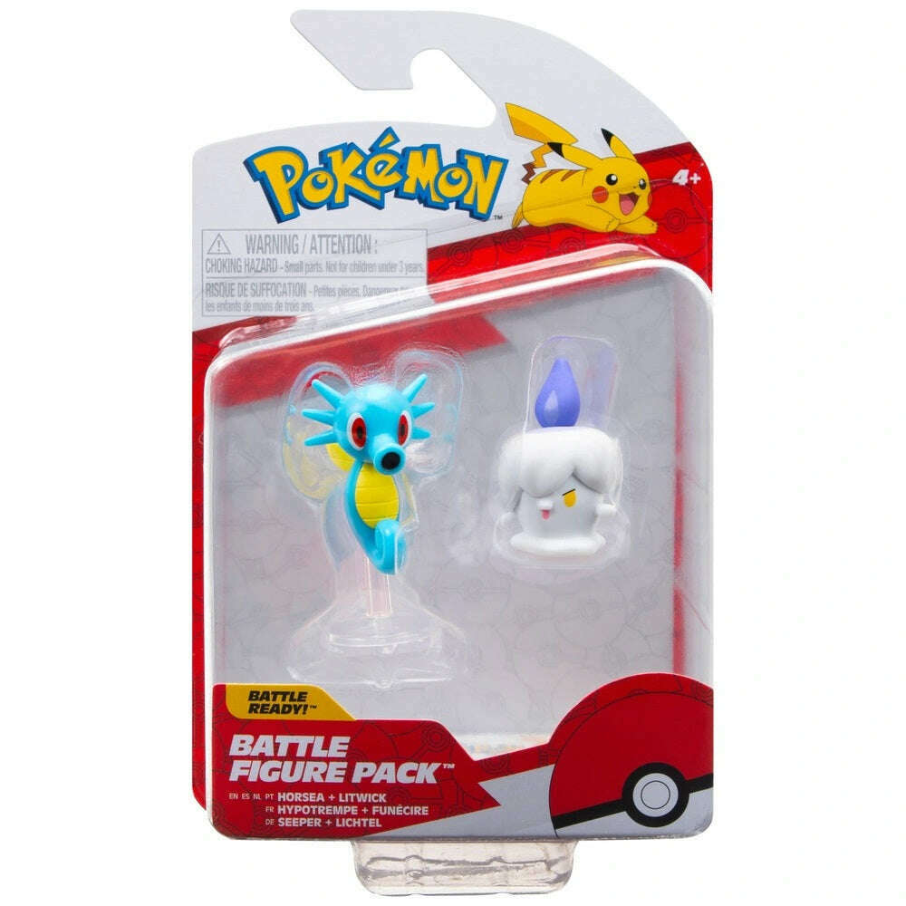 Toys N Tuck:Pokemon Battle Figure Pack - Horsea Litwick,Pokemon