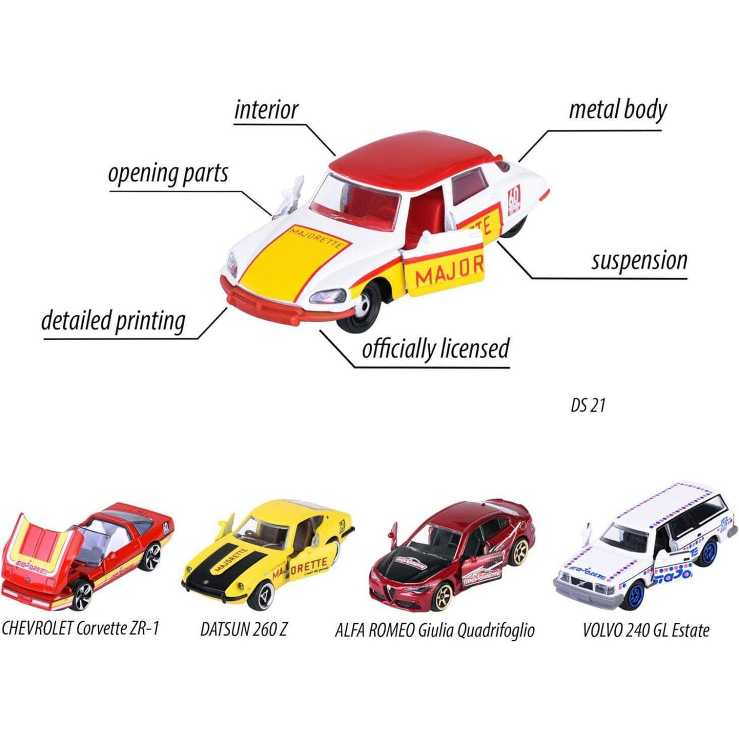 Toys N Tuck:Majorette 5 Pack Die-cast Anniversary Edition,Jada
