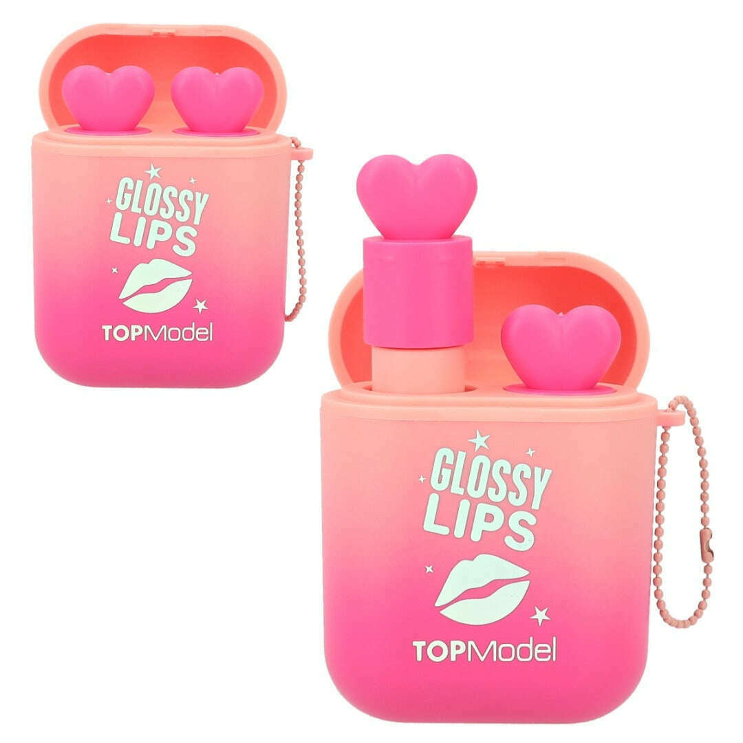 Toys N Tuck:Depesche Top Model Ear Phone Case Style Lip Gloss Set,Top Model