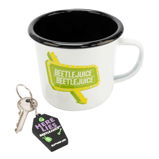 Toys N Tuck:Enamel Mug and Keyring Gift Set - Beetlejuice,Beetlejuice