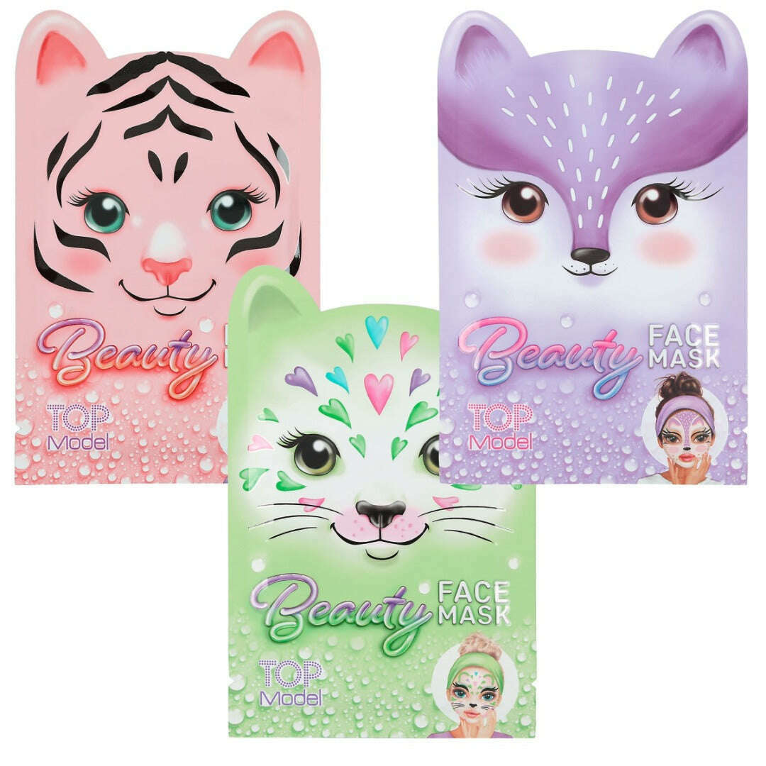 Toys N Tuck:Depesche Top Model Beauty Animal Face Mask,Top Model