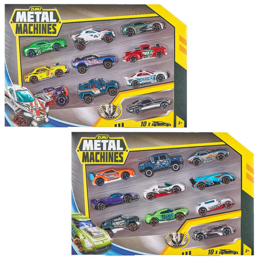 Toys N Tuck:Zuru Metal Machines Diecast Cars 10 Packs,Metal Machines
