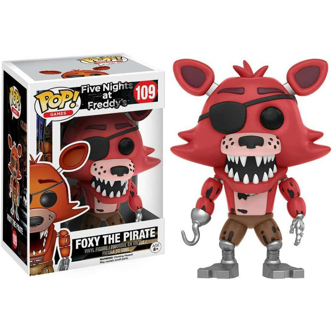 Toys N Tuck:Pop! Vinyl - Five Nights At Freddy's - Foxy The Pirate 109,Five Nights At Freddy's