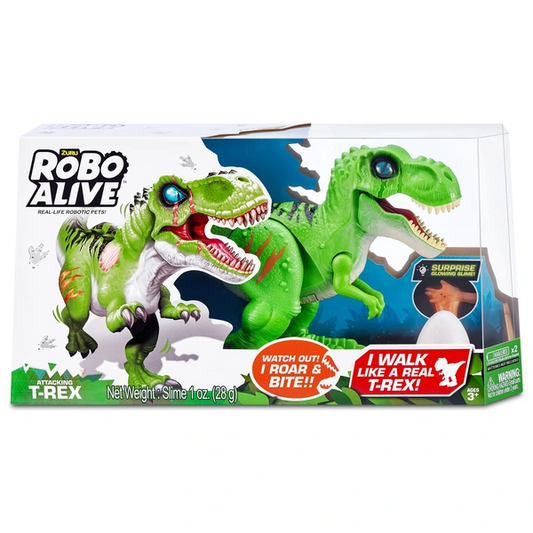 Toys N Tuck:Robo Alive Attacking T-Rex,Robo Alive