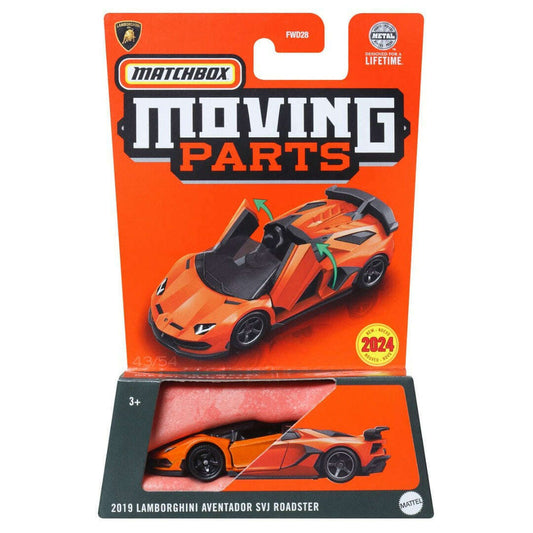 Toys N Tuck:Matchbox Moving Parts 2019 Lamborghini Aventador SVJ Roadster (HLG03),Matchbox