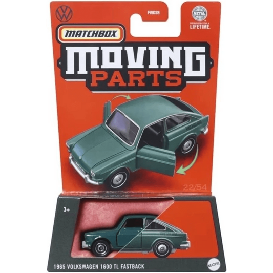 Toys N Tuck:Matchbox Moving Parts 1965 Volkswagen 1600 TL Fastback (HVN19),Matchbox