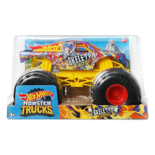 Toys N Tuck:Hot Wheels Monster Trucks Oversized - Skeleton Crew,Hot Wheels
